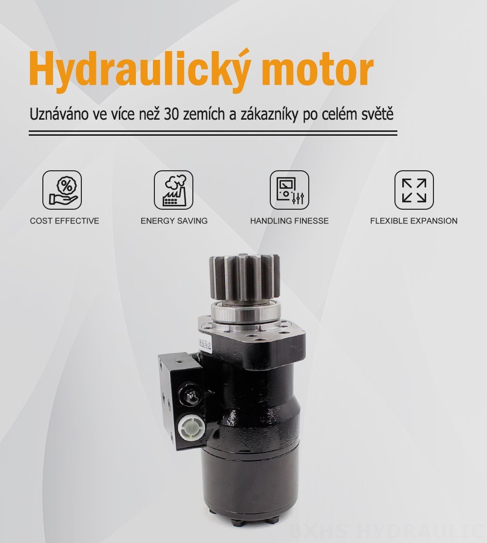 Hydraulický motor BMR_Cycloid 50 cm³/ot. 38 l/min Hydraulický motor
